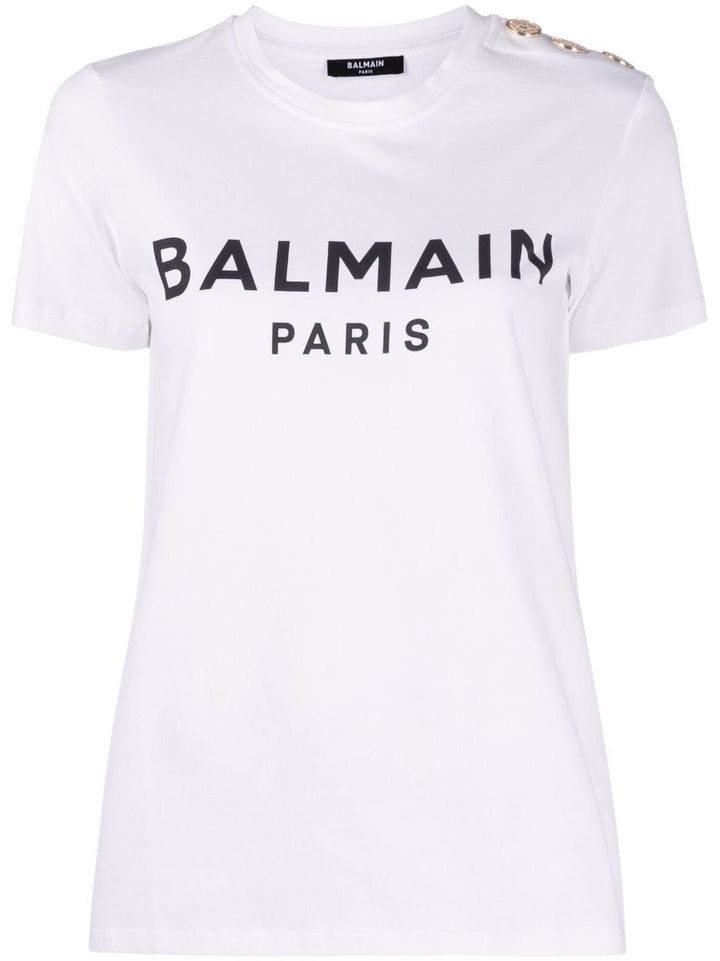 Topwear S Balmain Logo T-Shirt Brand