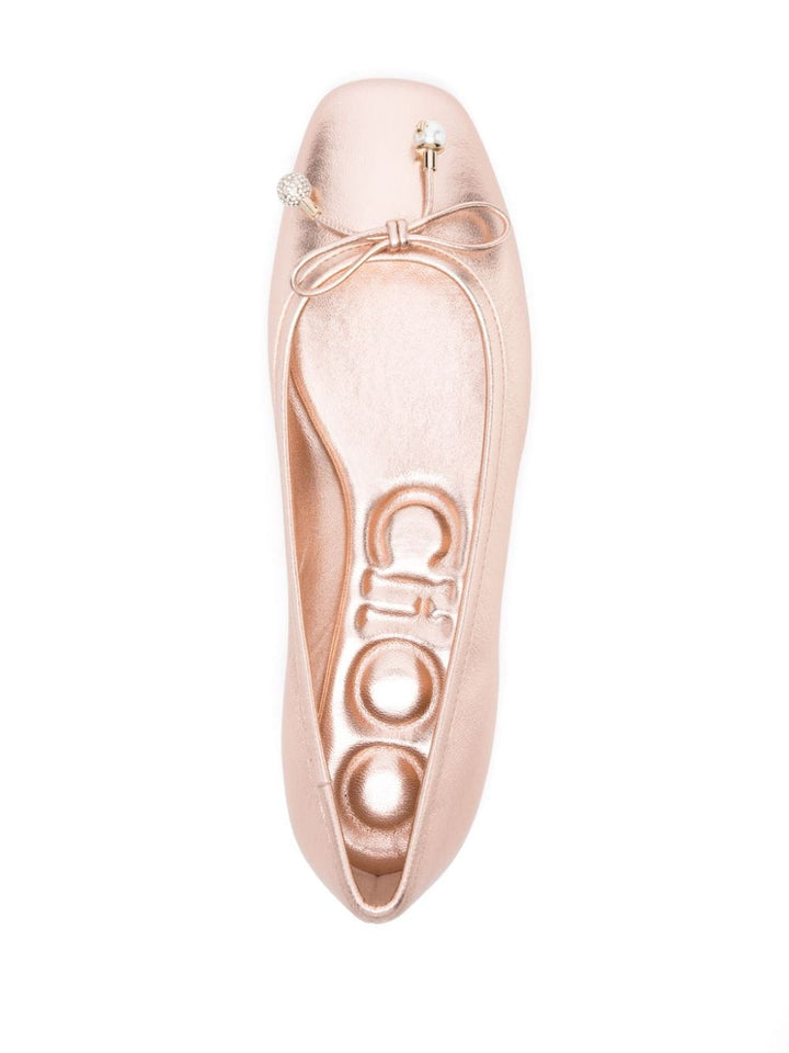 Jimmy Choo Flat Shoes 36.5 Jimmy Choo Flat shoes Powder Jimmy Choo Flat shoes Powder Brand