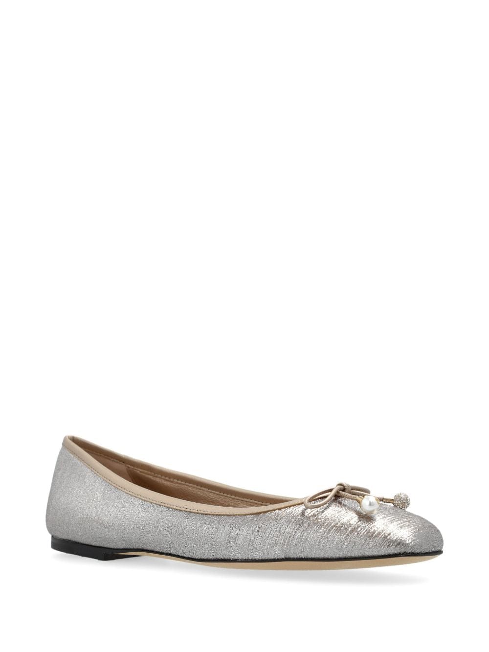 Jimmy Choo Flat Shoes 35 Jimmy Choo Flat shoes Silver Bow Jimmy Choo Powder Flats – Silver Bow Detail for Timeless Elegance Brand