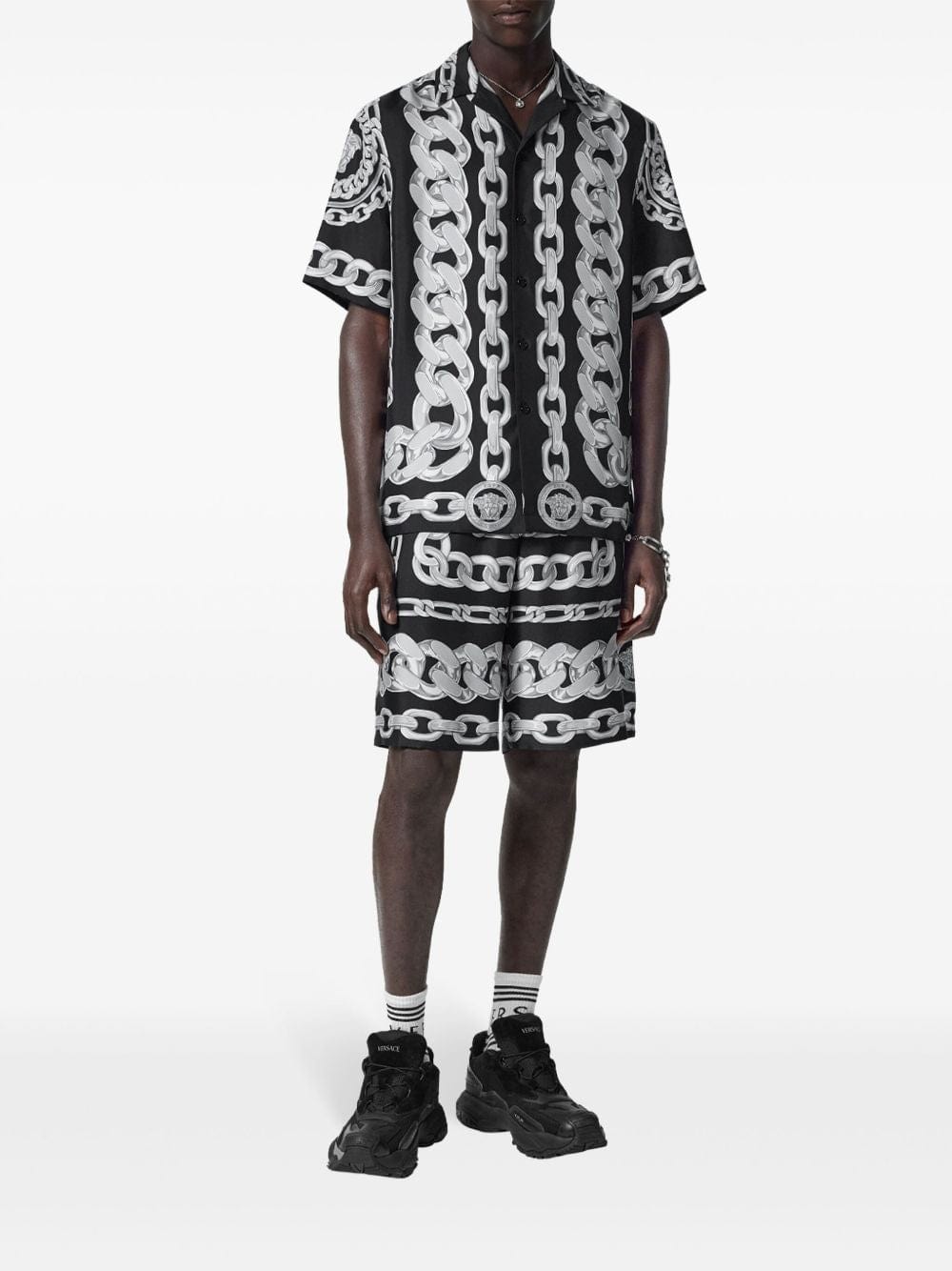 Versace Short trousers Versace Shorts Black Versace Shorts Black Brand