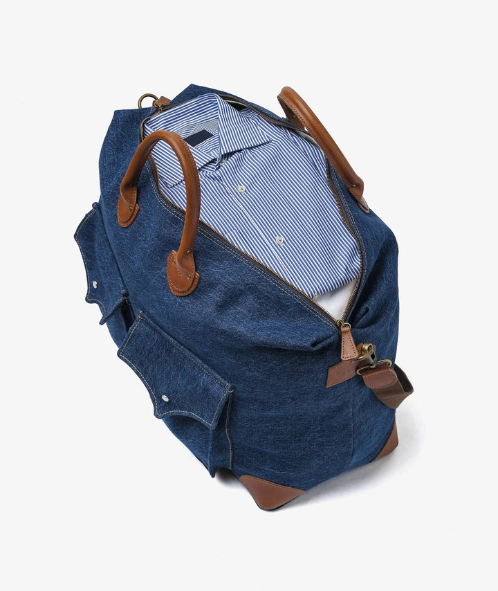 My Style Bags Travel Bags My Style Bags Harvard Safari Blue Ranch Candiani - Duffel Travel Bag My Style Bags Personilised Harvard Duffel Travel Bag - Candiani Denim Brand