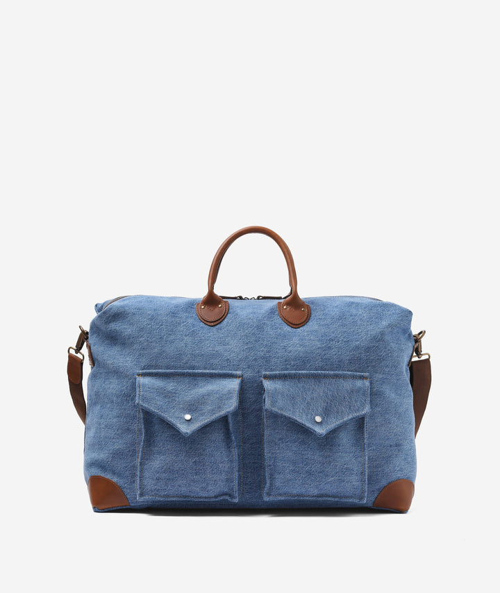 My Style Bags Travel Bags My Style Bags Harvard Safari Light Blue Ranch Candiani - Duffel Travel Bag My Style Bags Personilised Harvard Duffel Bag - Candiani Light Denim Brand