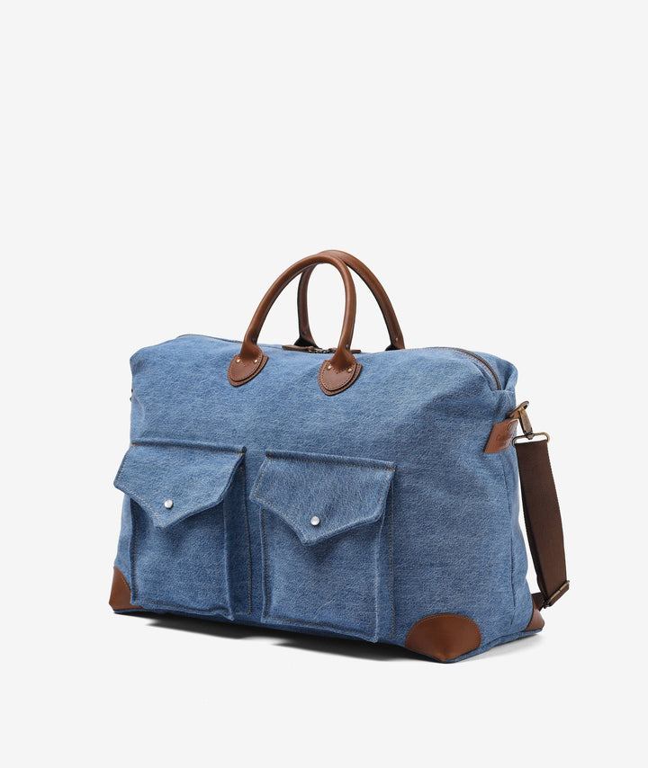 My Style Bags Travel Bags My Style Bags Harvard Safari Light Blue Ranch Candiani - Duffel Travel Bag My Style Bags Personilised Harvard Duffel Bag - Candiani Light Denim Brand