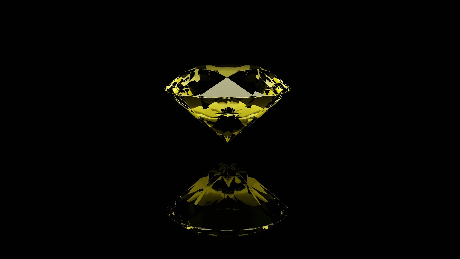 Collection: Yellow Diamond Pendants