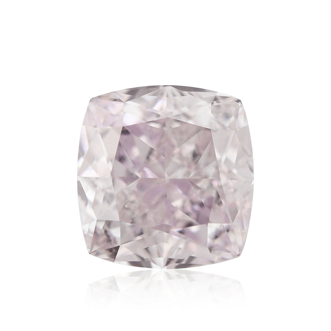 0.52 Carat Fancy Light Purplish Pink Cushion Diamond SI2 GIA