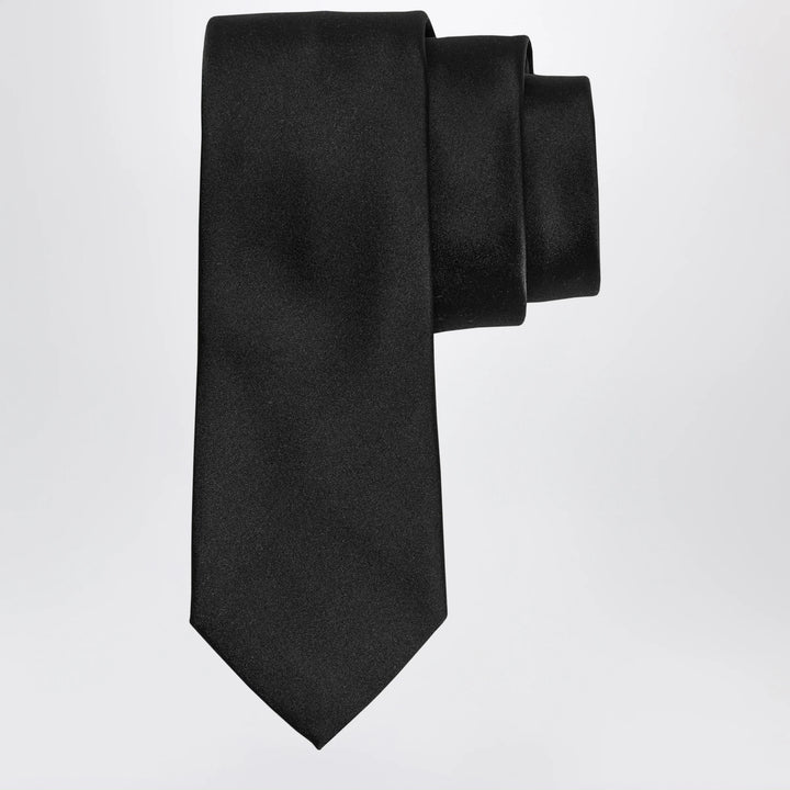 Ferragamo - Black Silk Tie