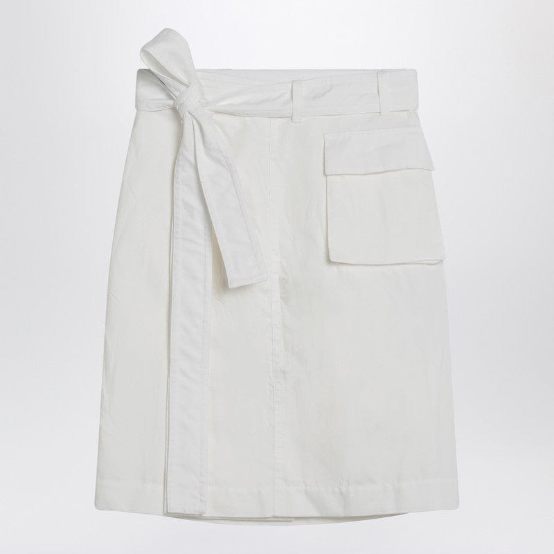 Skirts Ferragamo - White wrap skirt in cotton blend - 38 IT Brand