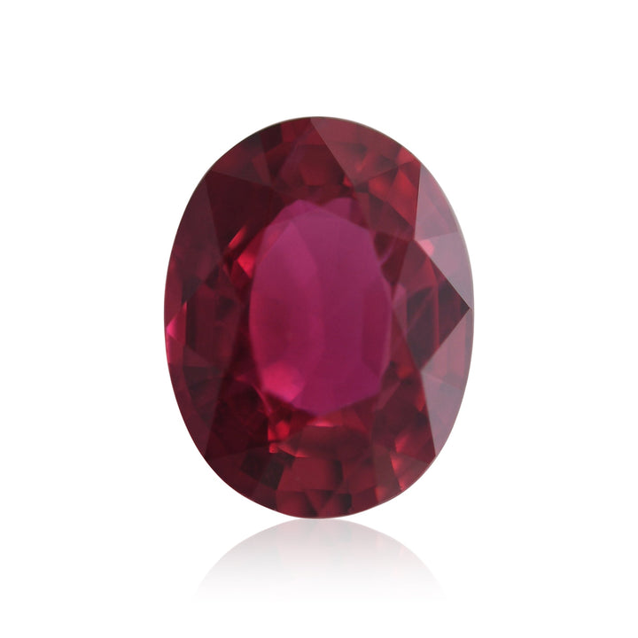 1.42 Carat Red MOZAMBIQUE Oval Ruby
