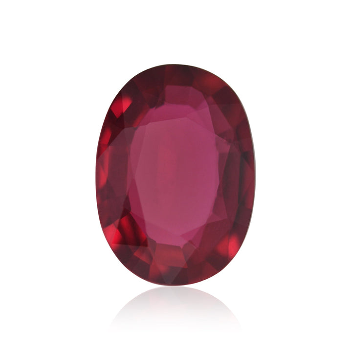 1.52 Carat Red MOZAMBIQUE Oval Ruby