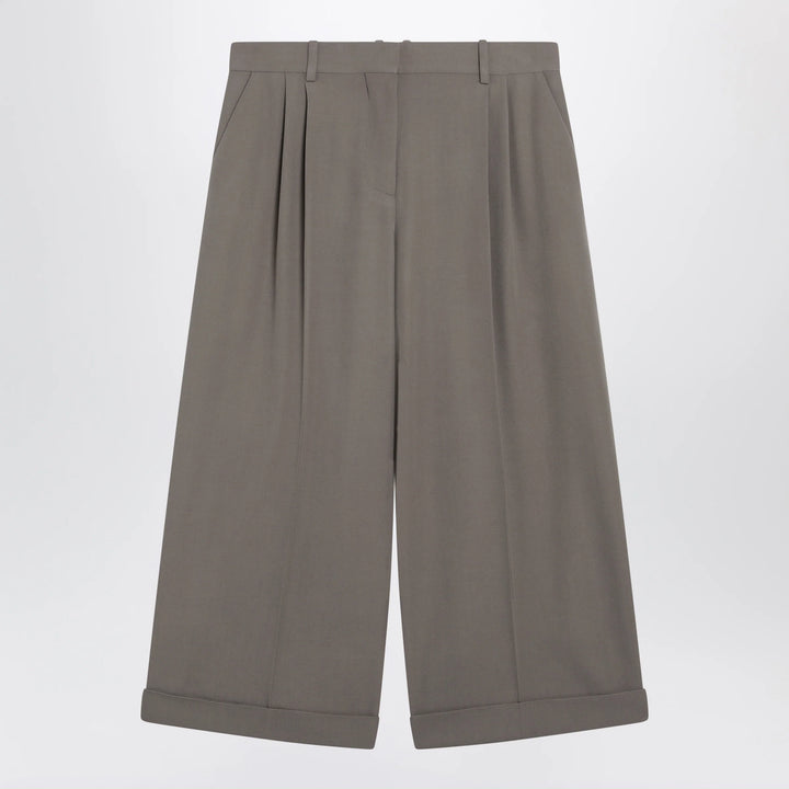 The Row - Dust cropped wool trousers