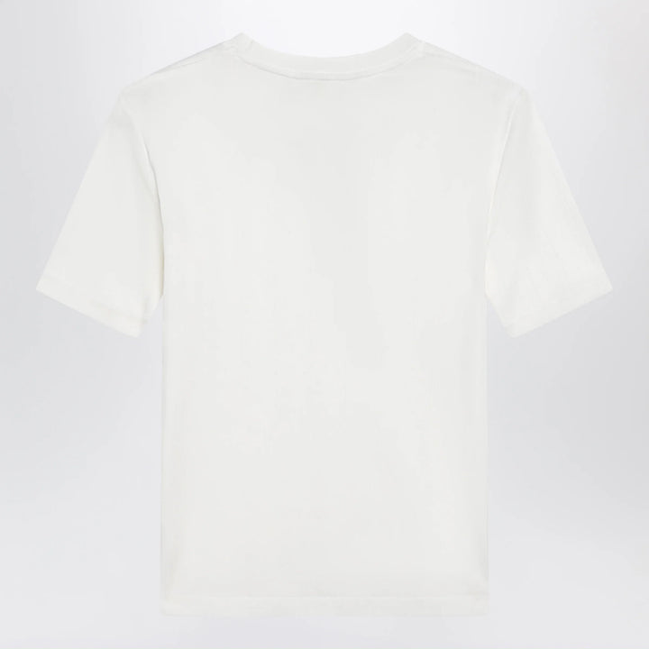 The Row - Etina slim cotton jersey top in ivory