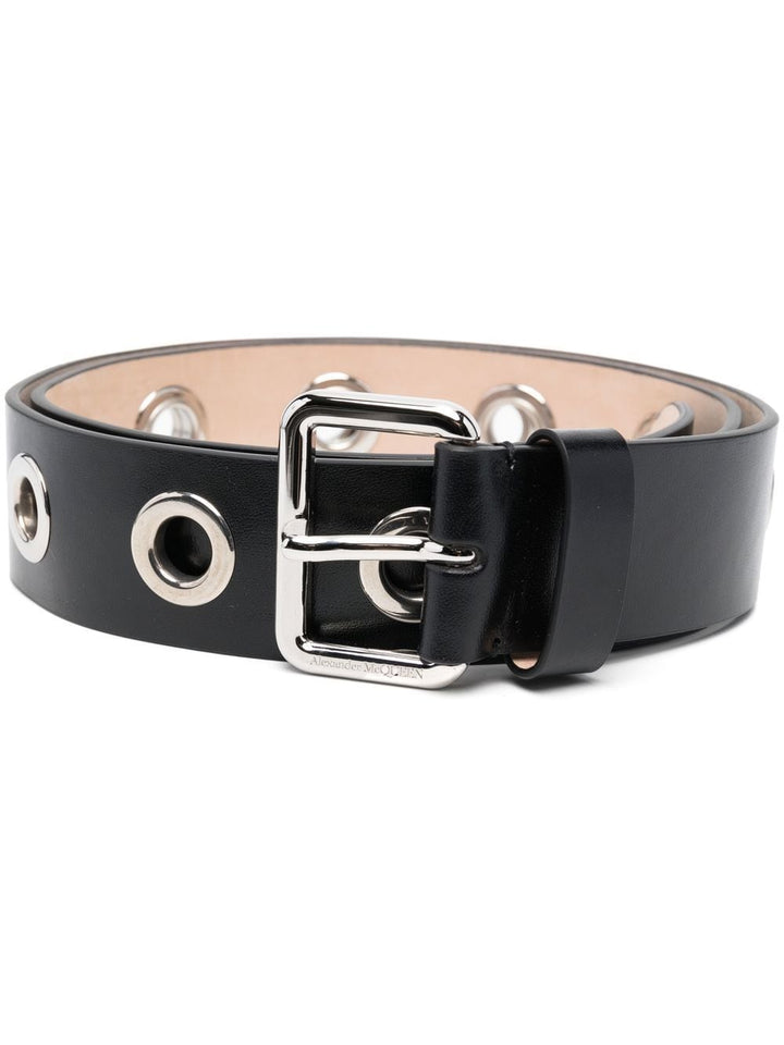 Alexander McQueen 黑色腰帶