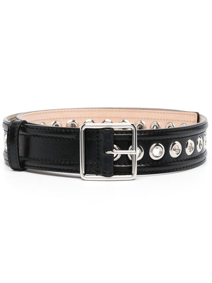 Alexander McQueen 黑色腰帶