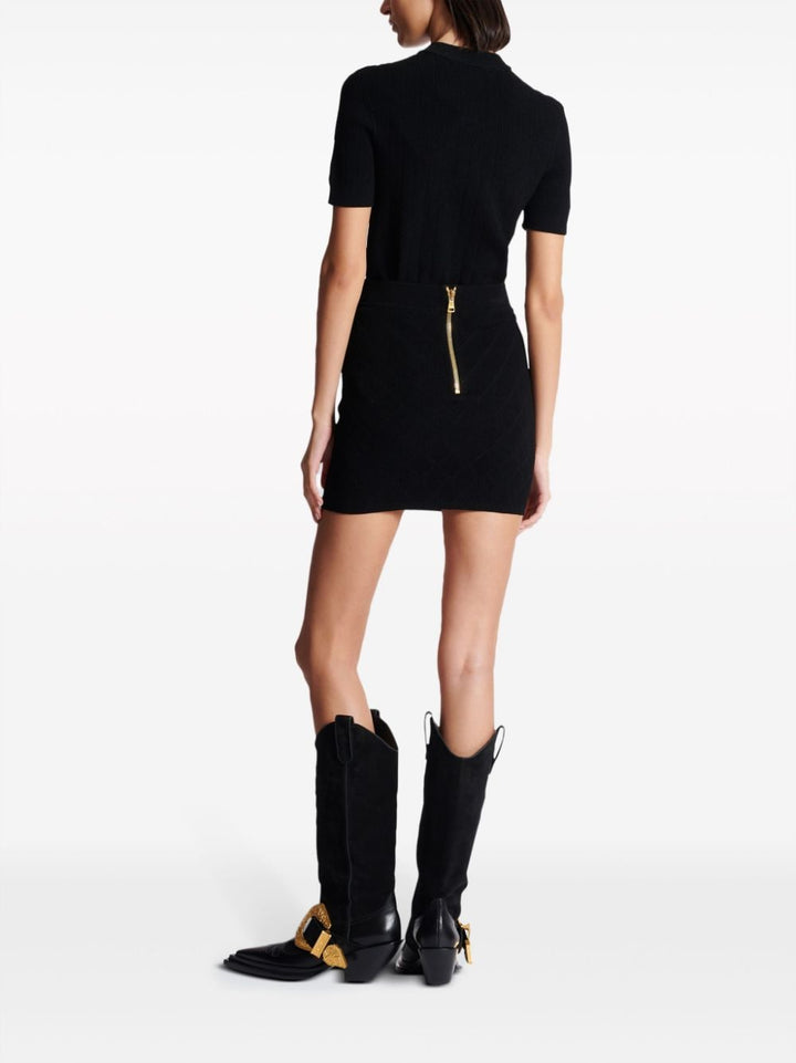 Balmain Fine Knit Skirt