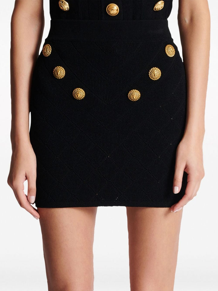 Balmain Fine Knit Skirt
