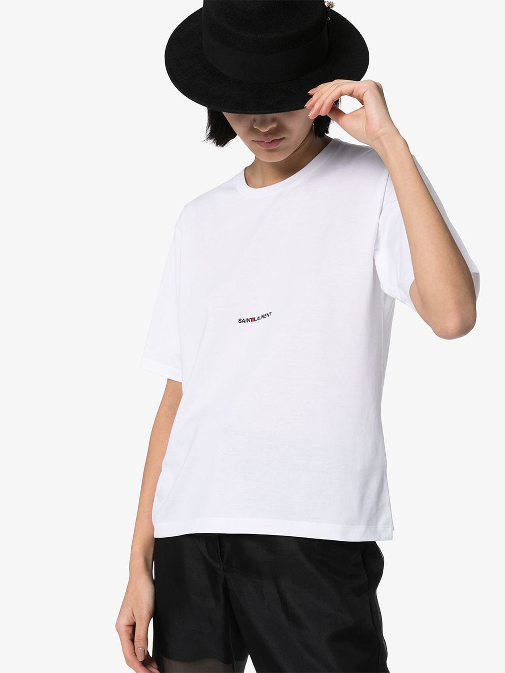 Topwear L Saint Laurent  T-shirts and Polos White Brand