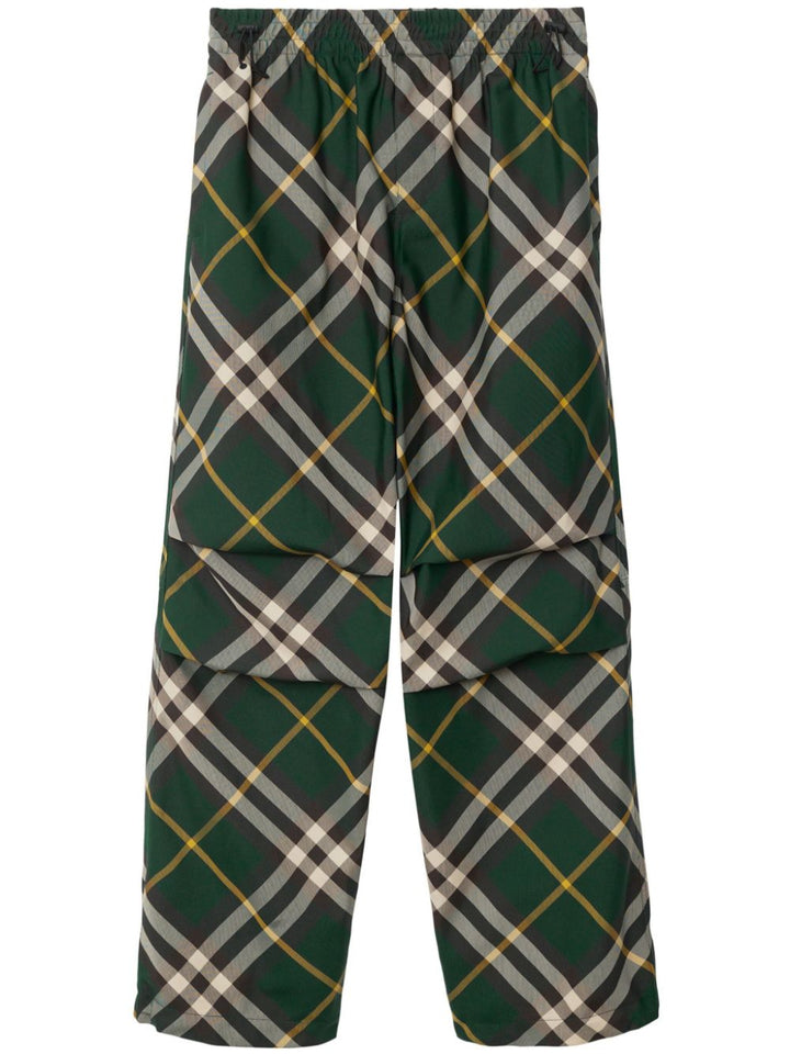 Burberry Trousers Dark Green