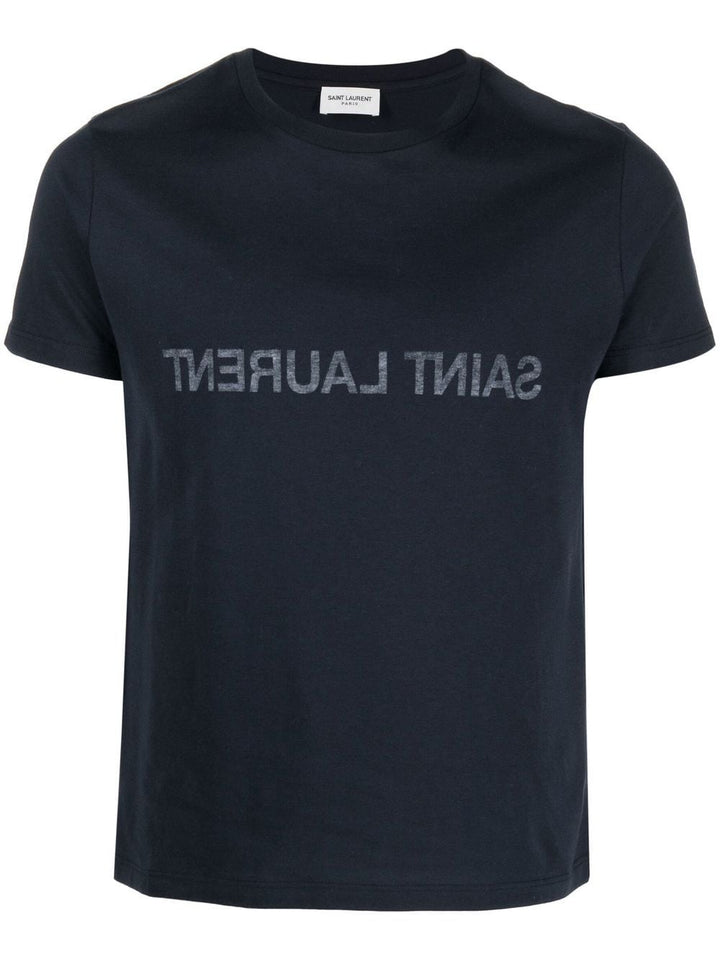 Saint Laurent T-shirts and Polos Blue