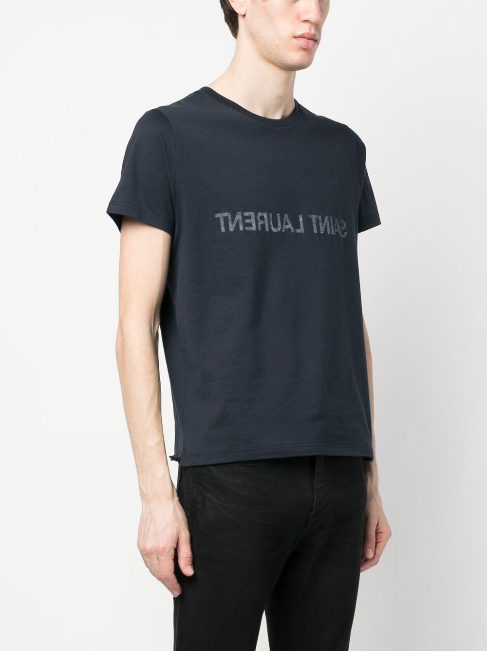 Saint Laurent T-shirts and Polos Blue