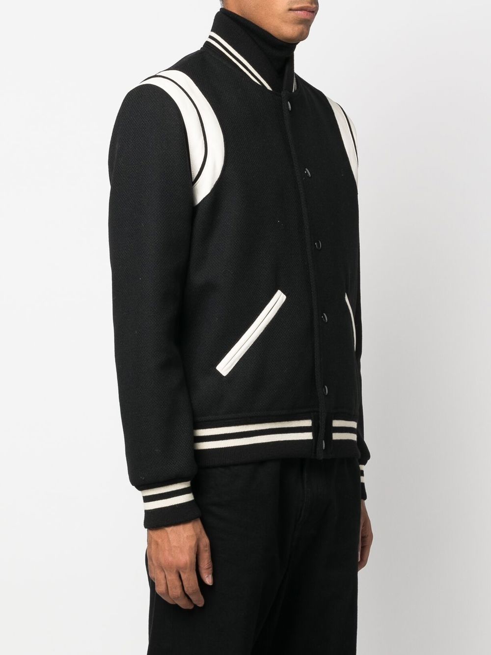 Saint Laurent 黑色大衣