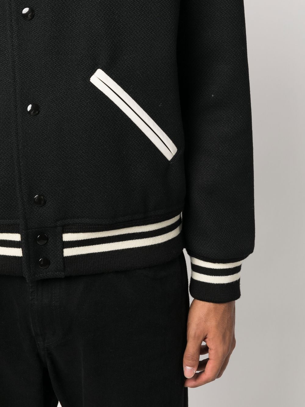 Saint Laurent 黑色大衣