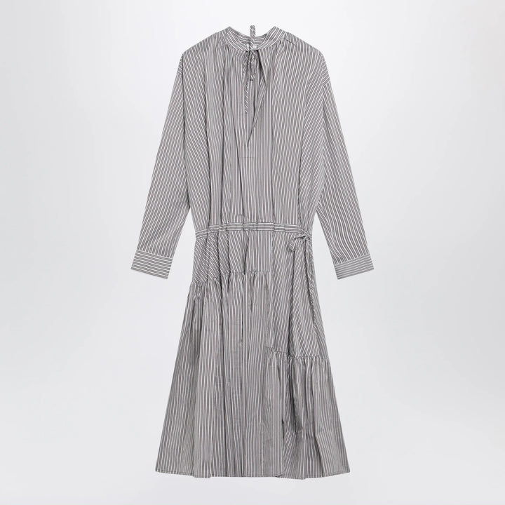 Dries Van Noten - Striped shirt dress in cotton and silk