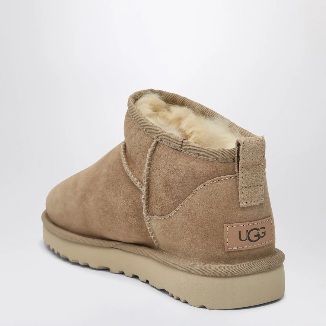UGG - Classic Ultra Mini ankle boots in sand