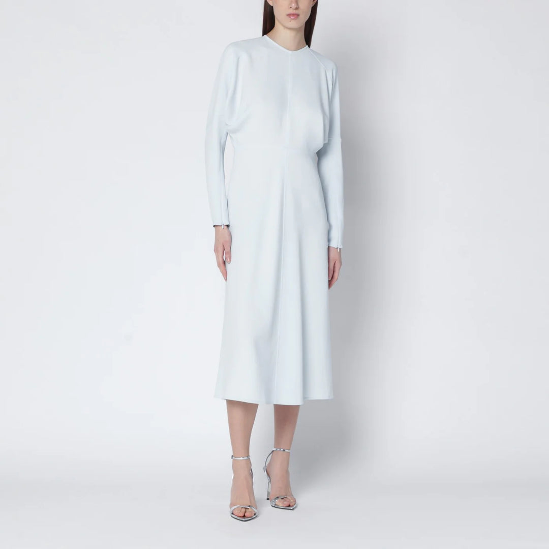 Victoria Beckham - Ice blue Dolman midi dress