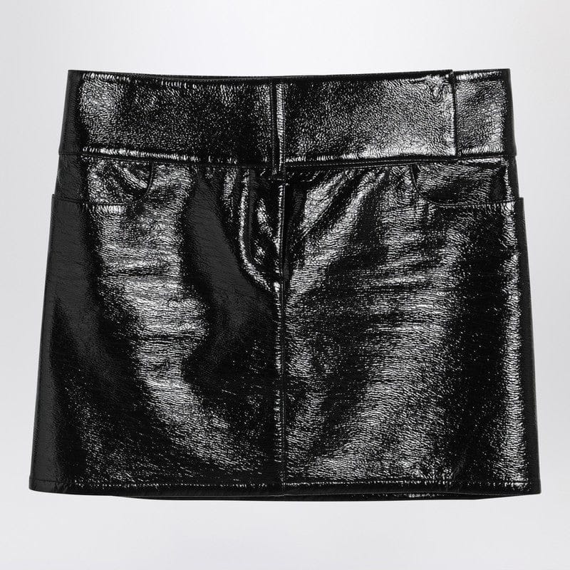 Skirts Courrèges - Black Belted Vinyl Mini Skirt - 36 FR Brand