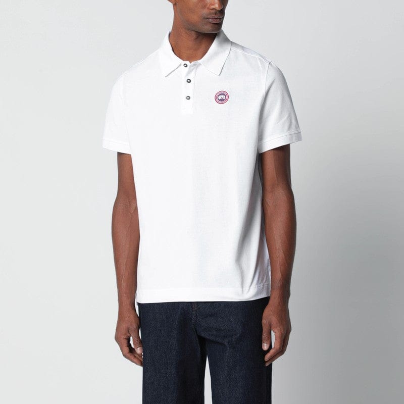 Shirts & Tops Canada Goose - White polo with patch logo - XL Brand