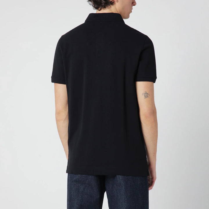 Canada Goose - Black polo shirt with logo patch
