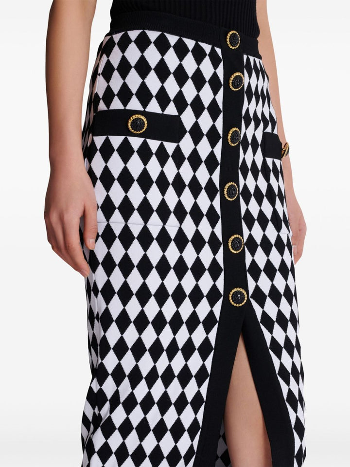 Balmain 半身裙 黑色