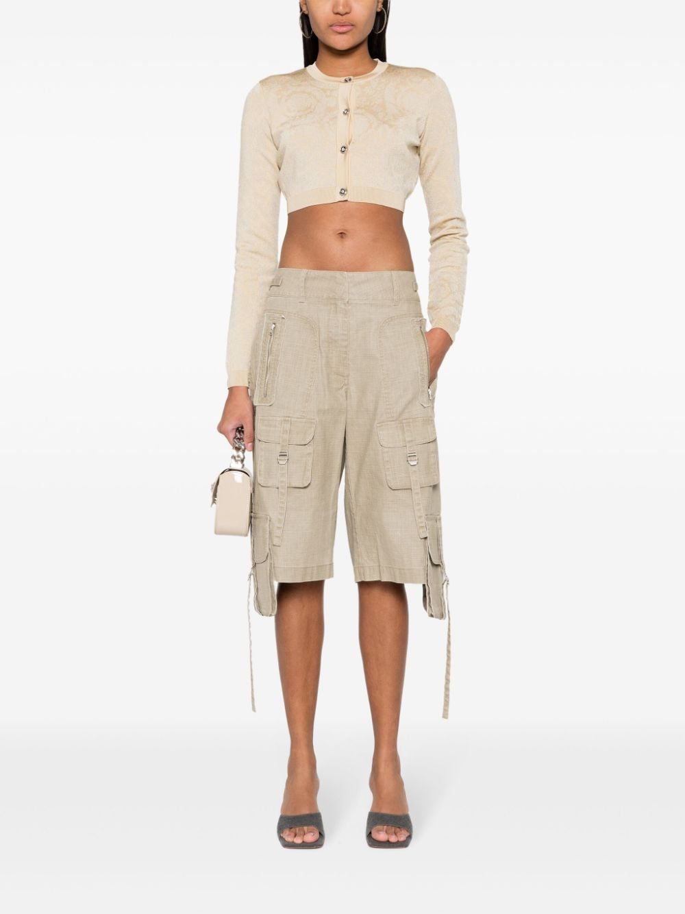 Versace 毛衣 米色
