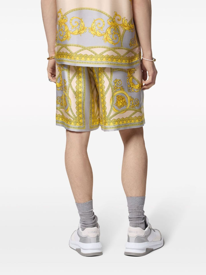 Versace 短褲 金色