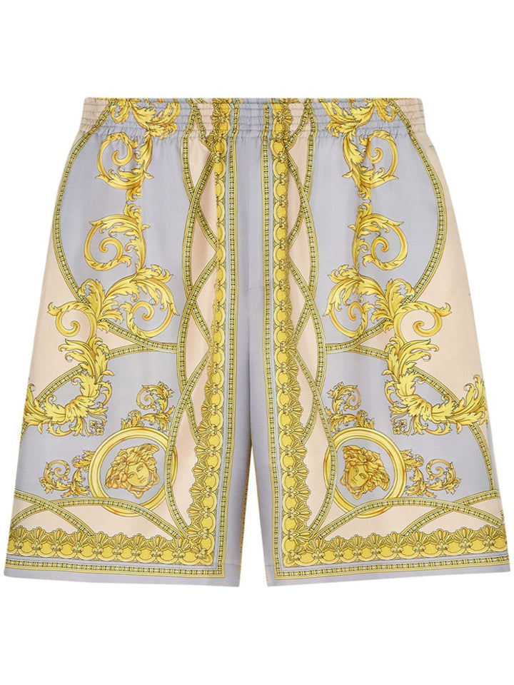 Versace 短褲 金色