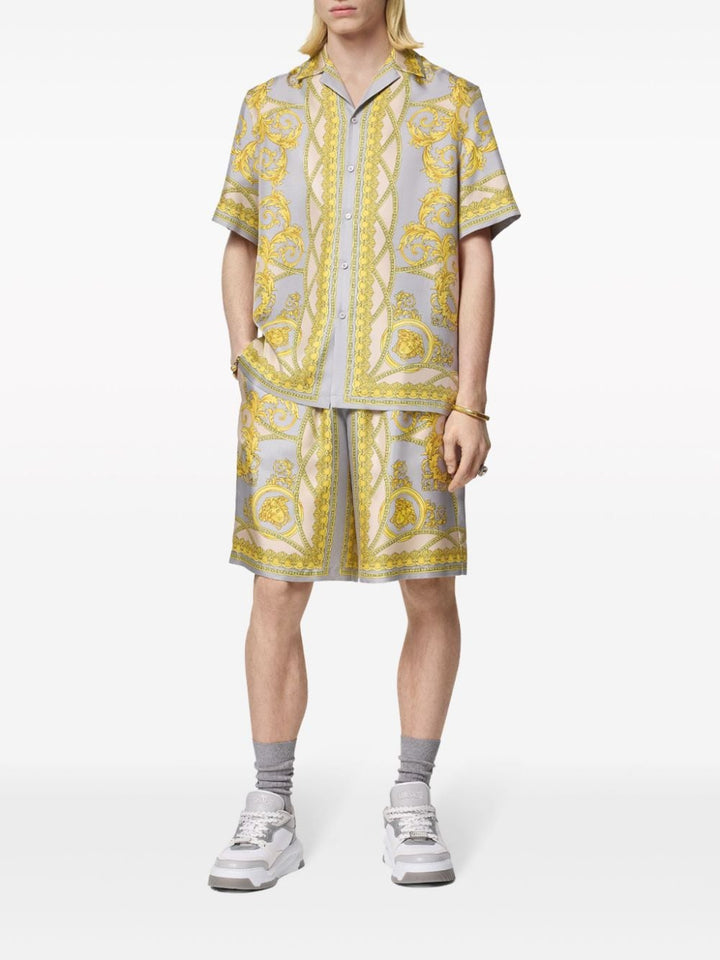 Versace 短褲 金色
