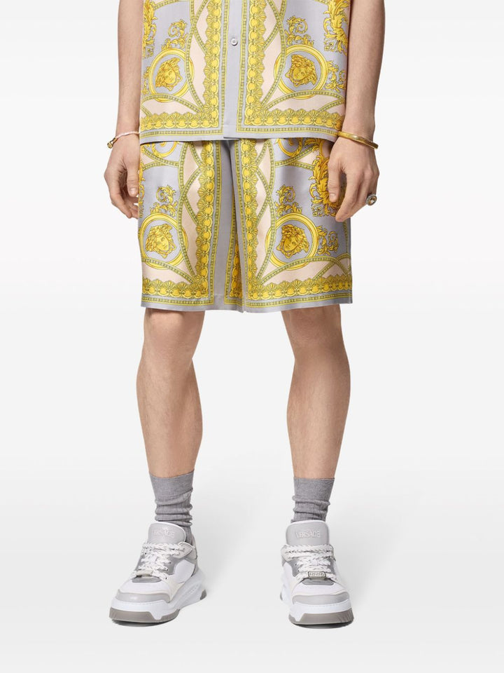 Versace 短褲 金色