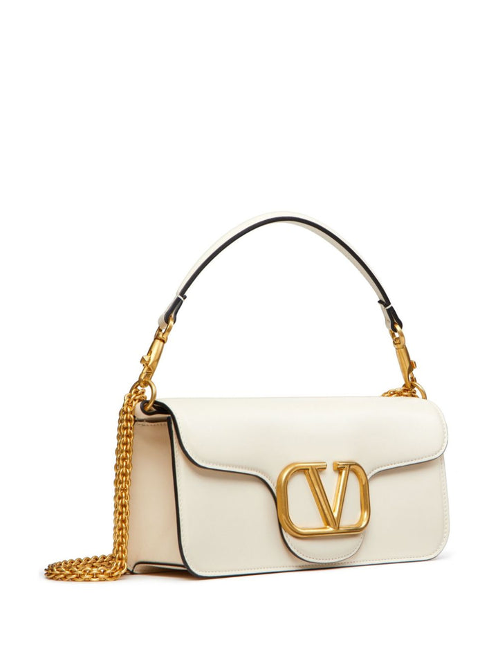 Valentino Garavani Locò Leather Shoulder Bag