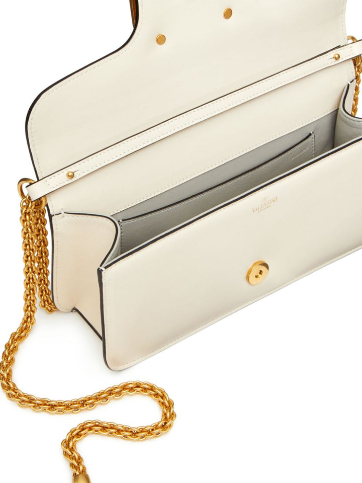 Valentino Garavani Locò Leather Shoulder Bag