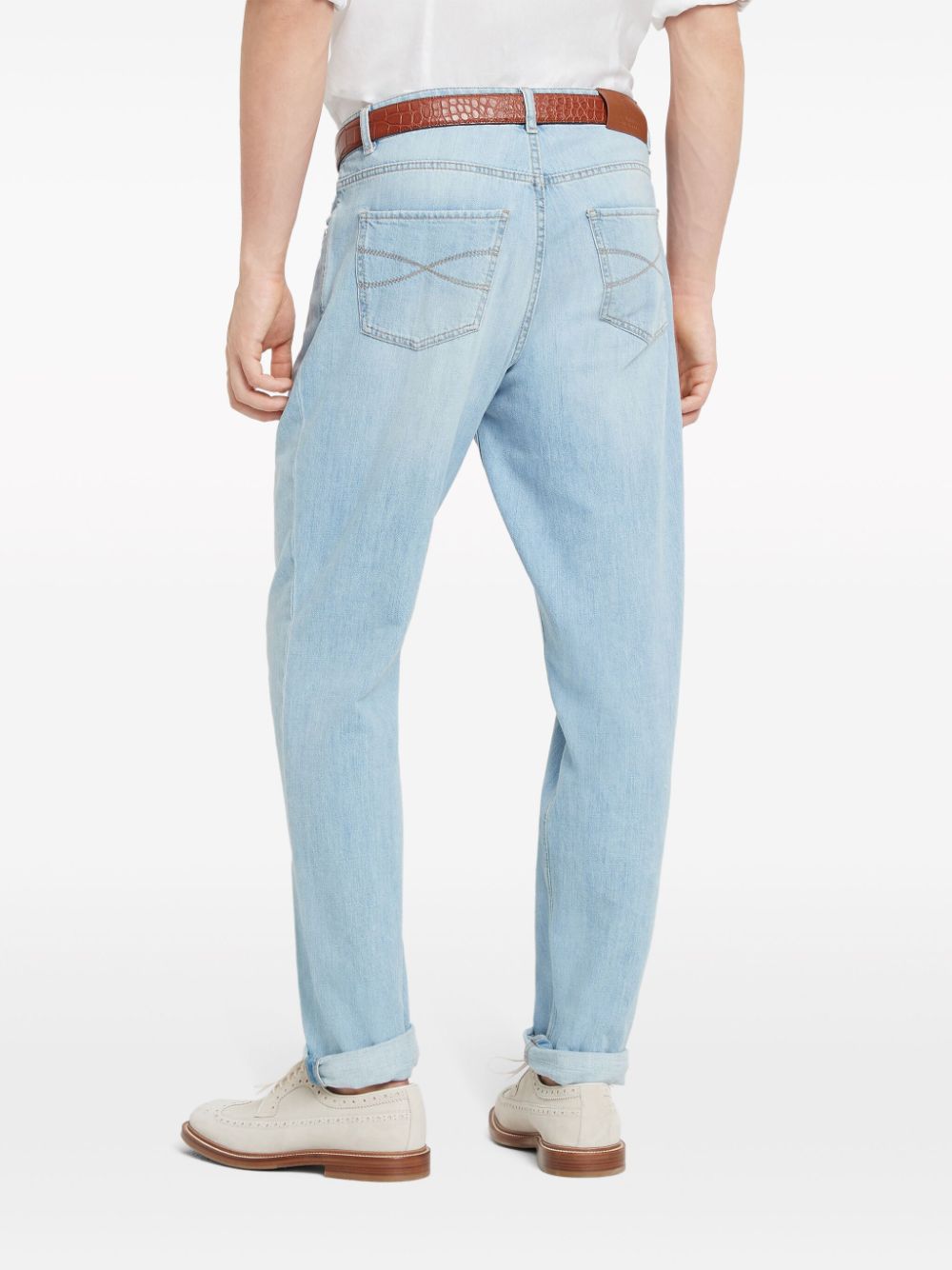 Brunello Cucinelli 牛仔褲 透明藍
