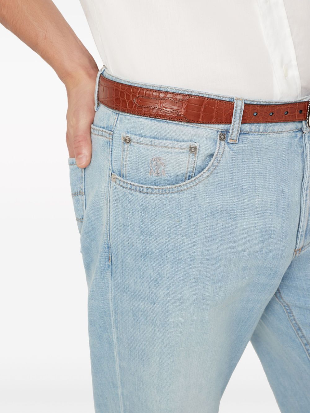 Brunello Cucinelli 牛仔褲 透明藍