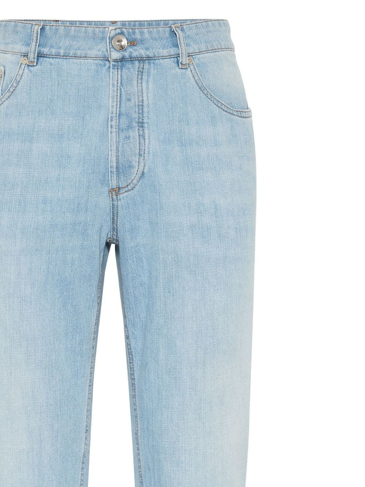 Brunello Cucinelli 牛仔褲 透明藍