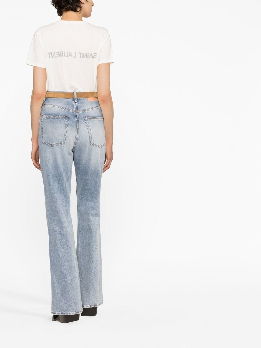Saint Laurent T恤和Polo衫 白色
