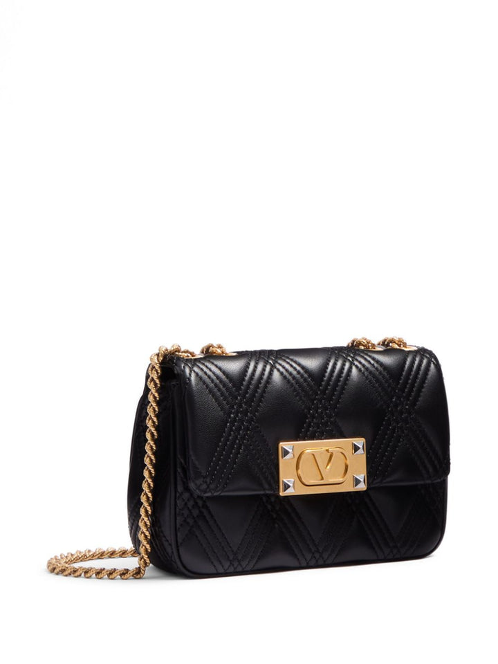 Valentino Garavani Quiltie 67 Small Leather Shoulder Bag