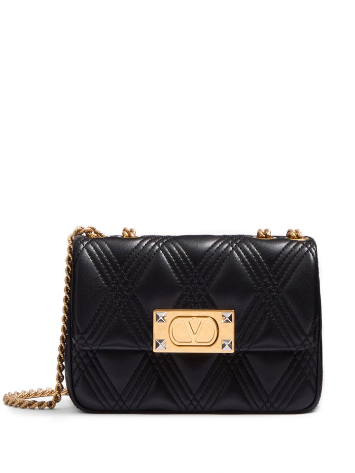 Valentino Garavani Quiltie 67 Small Leather Shoulder Bag