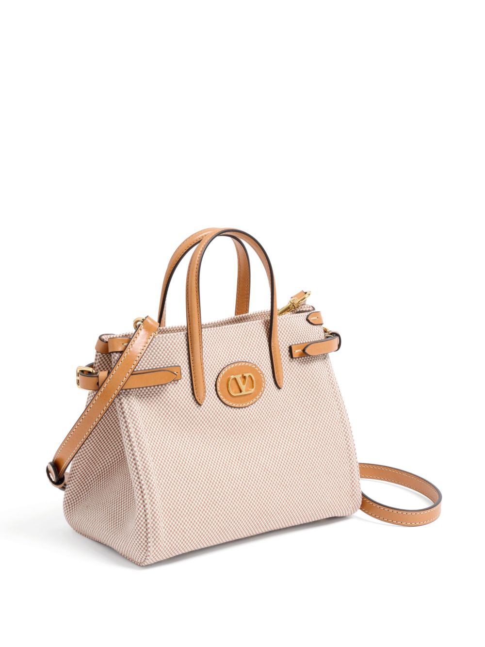 Valentino Garavani Antibes Small Canvas Tote Bag