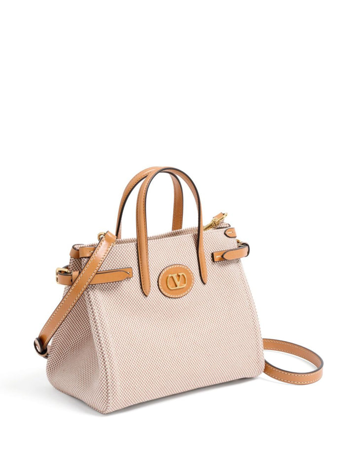 Valentino Garavani Antibes Small Canvas Tote Bag