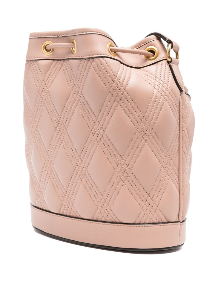 Valentino Garavani Quiltie 67 Leather Bucket Bag