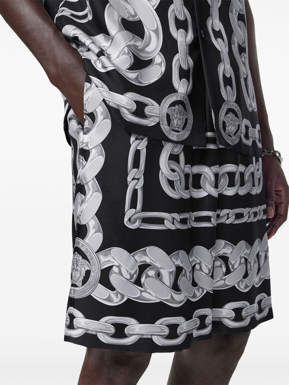 Versace 短褲 黑色