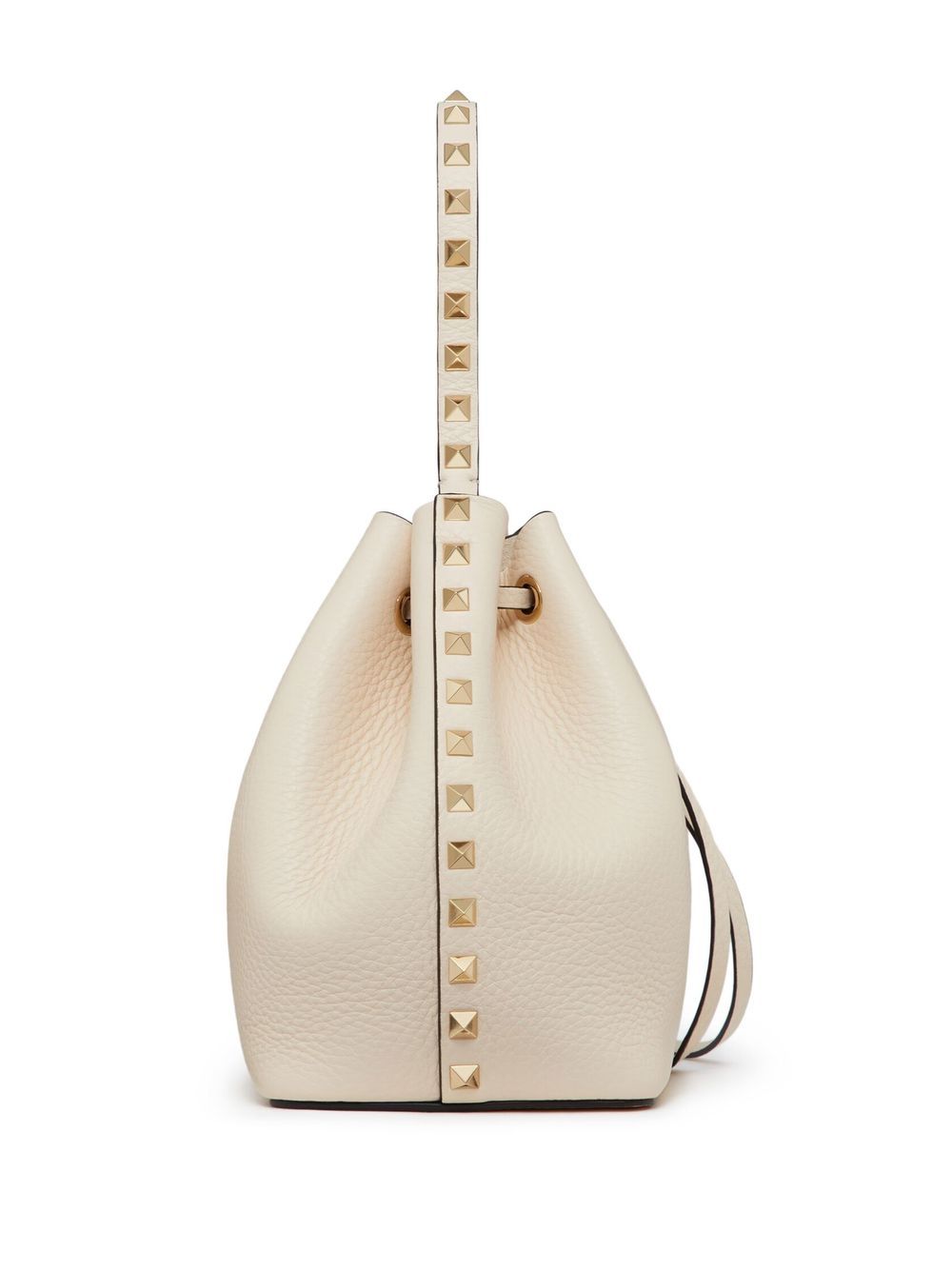 Valentino Garavani Rockstud Bucket Bag In Grainy Calfskin